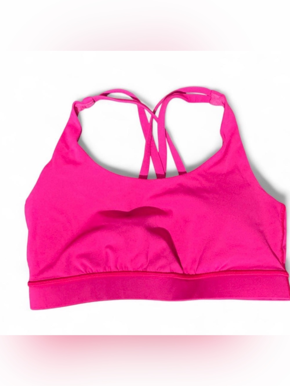 lululemon athletica Hot Pink Strappy Sports Bra